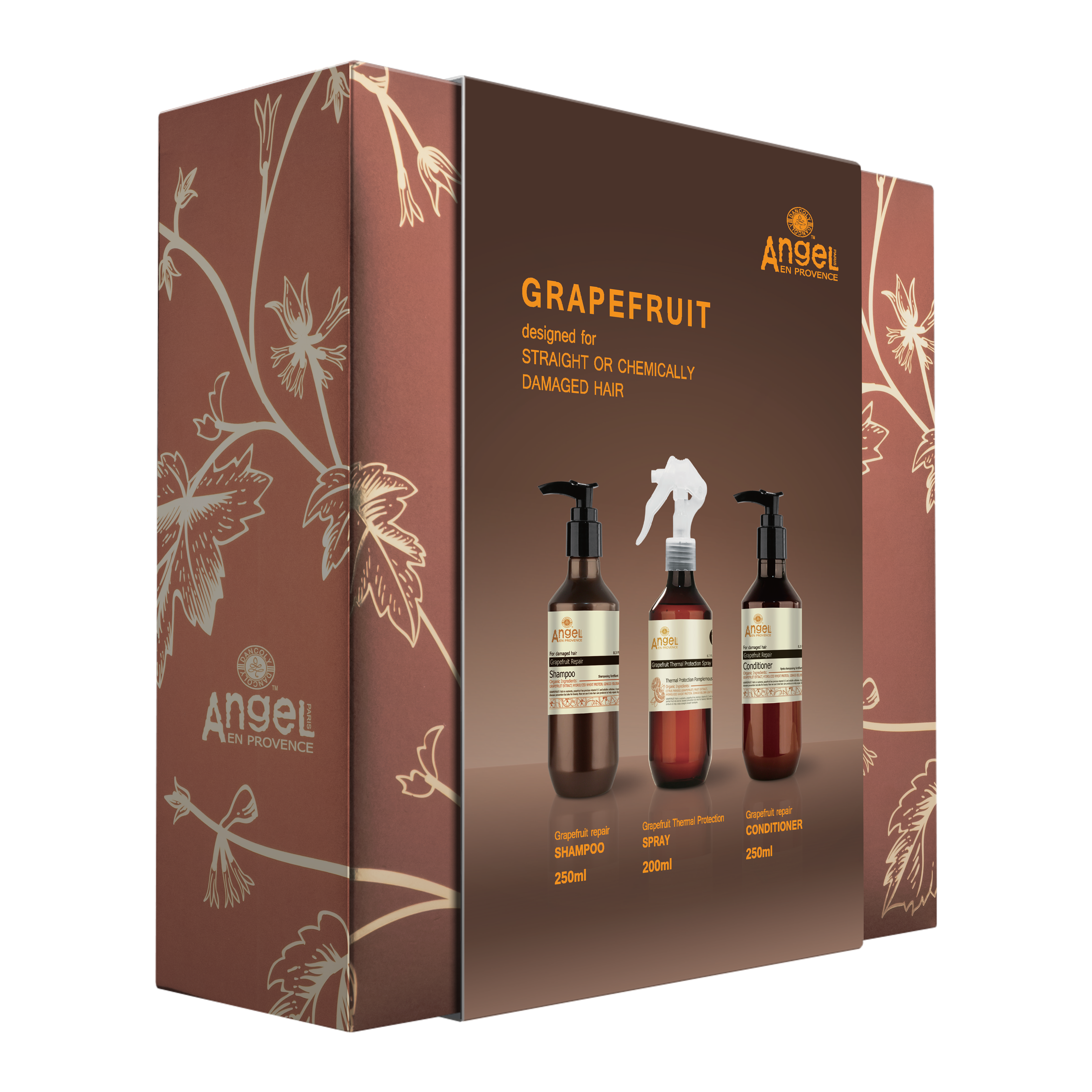 Angel En Provence Grapefruit Repair Shampoo, Conditioner & Thermal Protection Spray Holiday Gift Set 2026 - Image 2