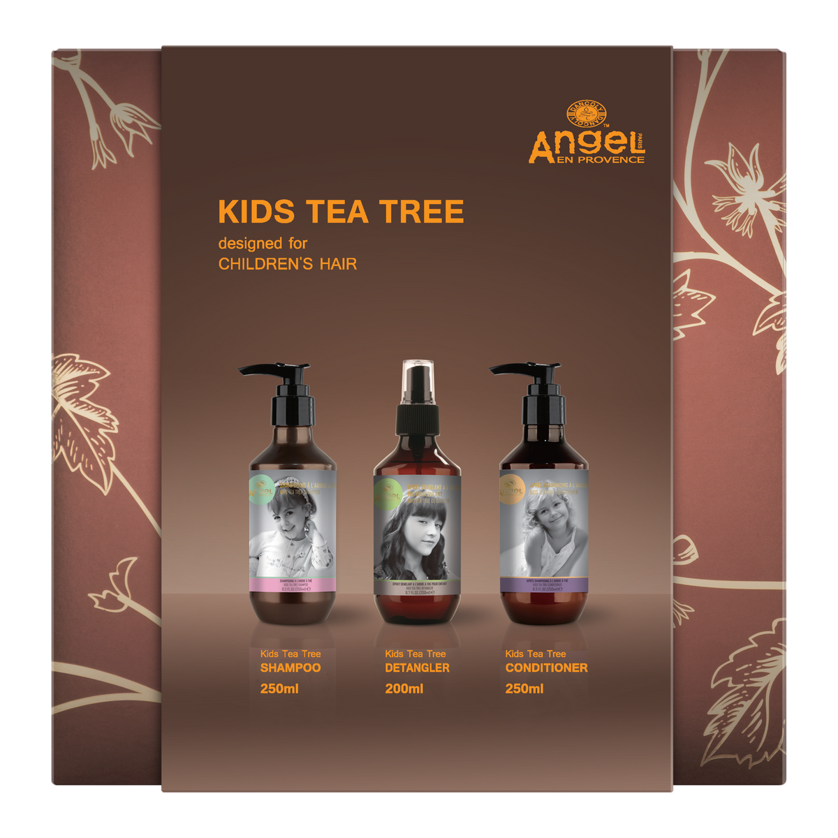 Angel En Provence Kids Tea Tree Shampoo, Conditioner & Detangler Holiday Gift Set 2026