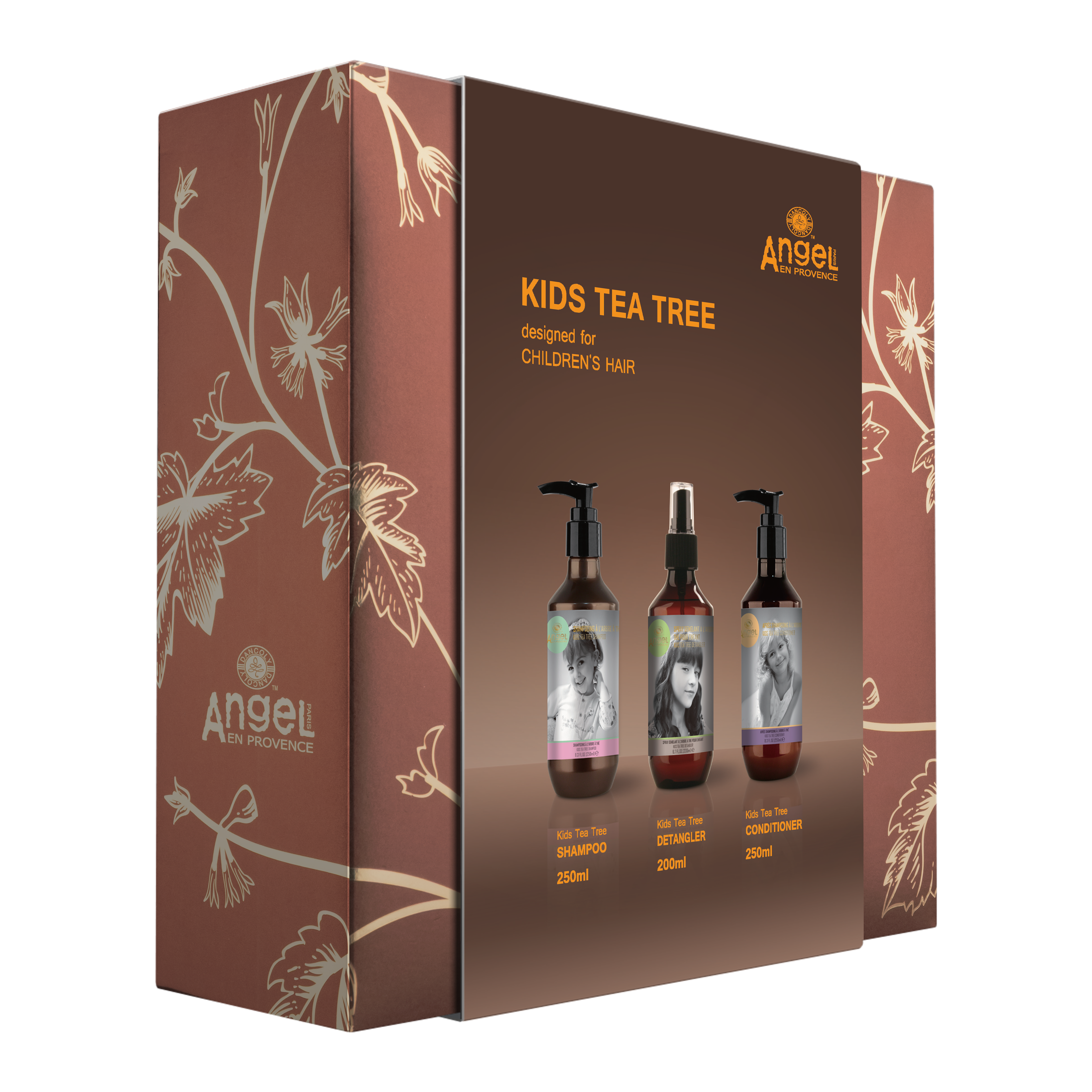 Angel En Provence Kids Tea Tree Shampoo, Conditioner & Detangler Holiday Gift Set 2026 - Image 2