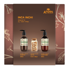 Angel En Provence Inca Inchi Shampoo, Conditioner & Leave-In Oil Holiday Gift Set 2026