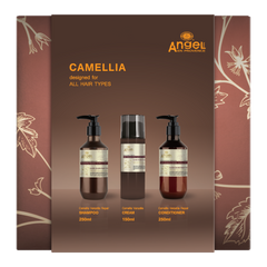 Angel En Provence Camellia Versatile Repair Shampoo, Conditioner & Cream Holiday Gift Set 2026