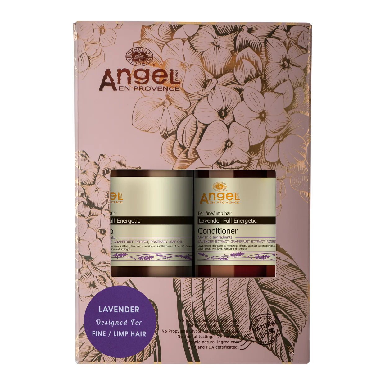 Lavender hair care duo gift box with conditioner, Angel En Provence
