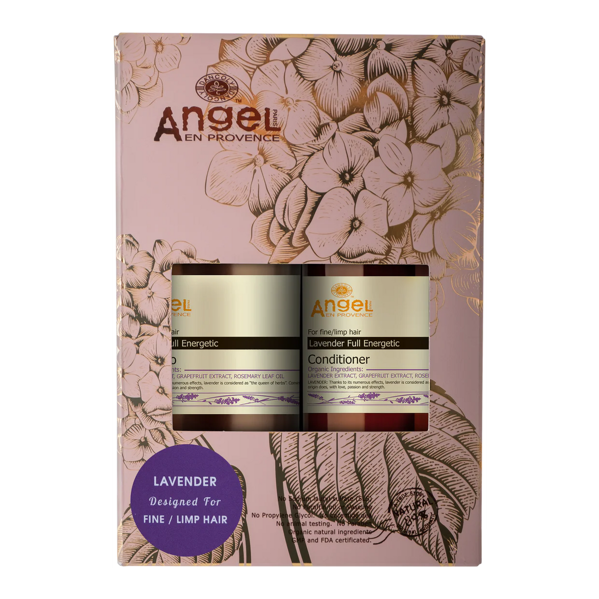Lavender hair care duo gift box with conditioner, Angel En Provence