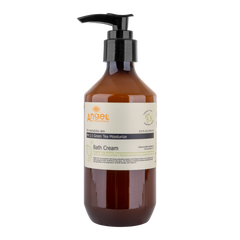 Angel En Provence green tea bath cream with pump, amber bottle, 250 ml