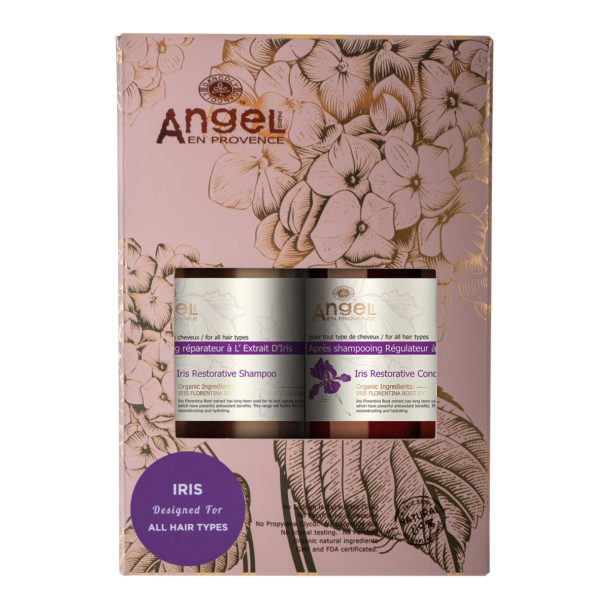 Angel En Provence IRIS Restorative Shampoo & Conditioner Duo 250ml