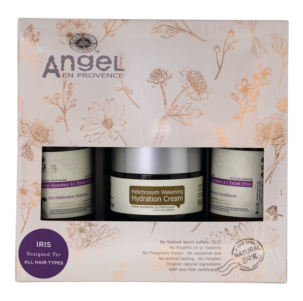 Angel Professional IRIS Duo + Helichrysum Hydration Cream Gift Pack - Kess Hair and Beauty