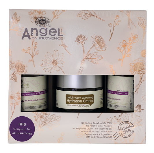 Angel Professional IRIS Duo + Helichrysum Hydration Cream Gift Pack - Kess Hair and Beauty