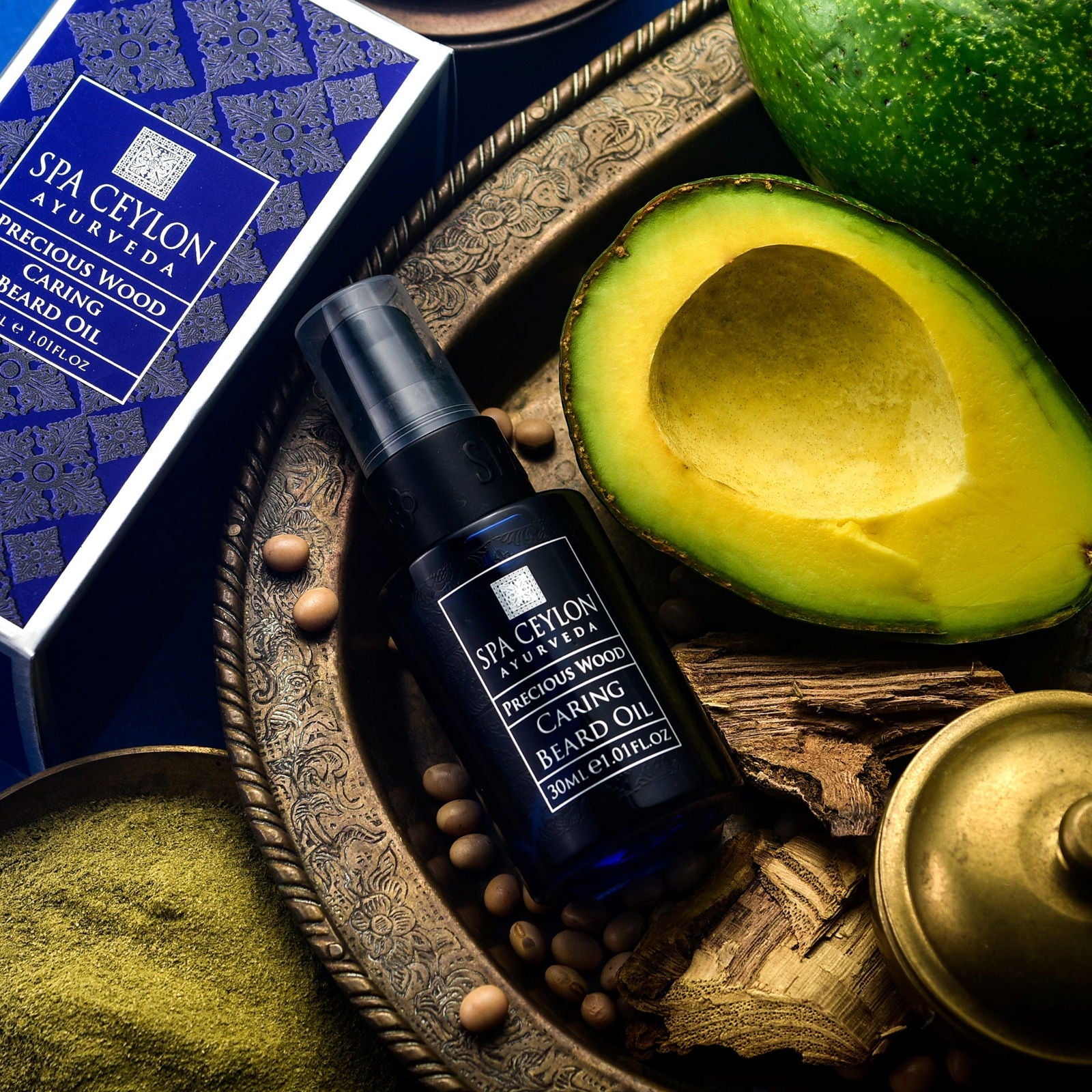 Precious Wood - Caring Beard Oil - 30ml - Kess Hair and Beauty