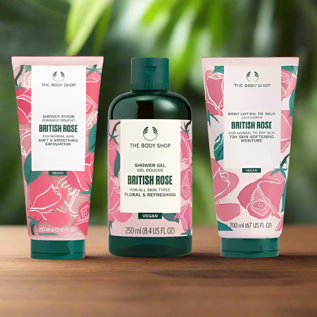 The Body Shop - British Rose Shower Collection