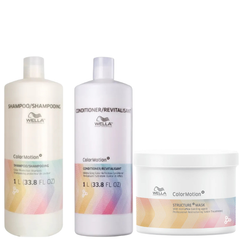 Wella Professionals - ColorMotion+ Shampoo, Conditioner & Mask Bundle