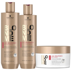Schwarzkopf - BlondMe All Blondes Rich Shampoo, Conditioner & Mask Bundle