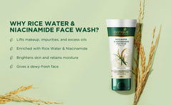 Biotique Rice Water & Niacinamide Gel Face Wash for Glass Skin 100ml