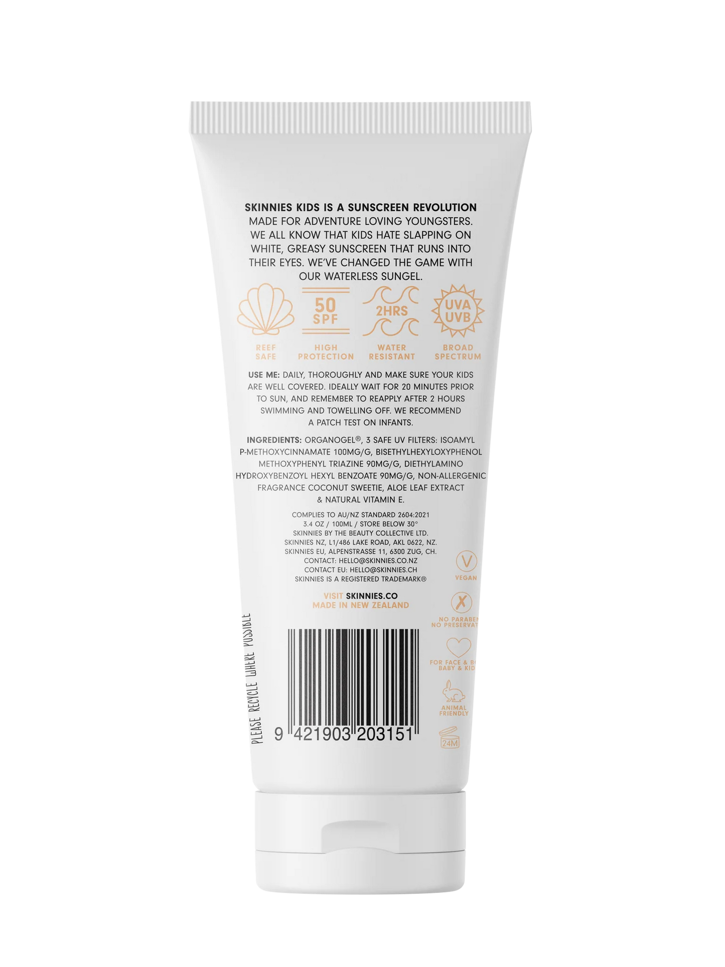 Skinnies Kids SPF50 100ml