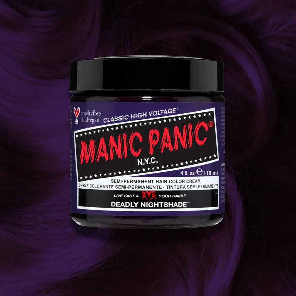Manic Panic Classic High Voltage Semi-Permanent Hair Colour 118ml – Deadly Nightshade