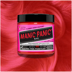 Manic Panic Classic High Voltage Semi-Permanent Hair Colour 118ml – Electric Pink Pussycat