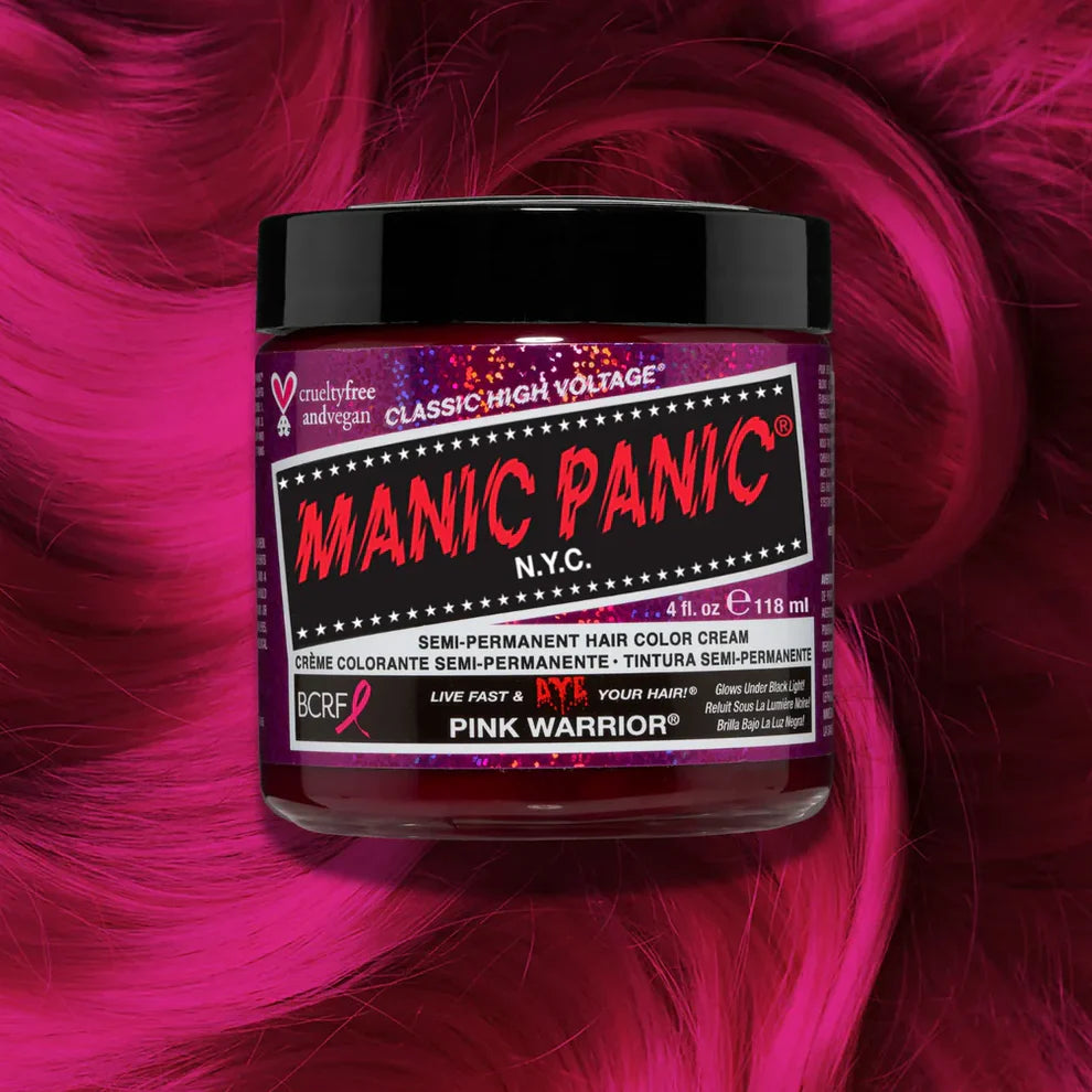 Manic Panic Classic High Voltage Semi-Permanent Hair Colour 118ml – Pink Warrior