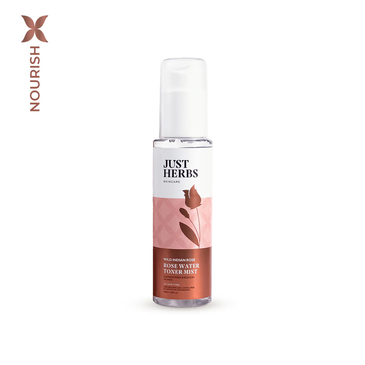 Just Herbs - Steam Distilled Rose Water Facial Mist 100ml