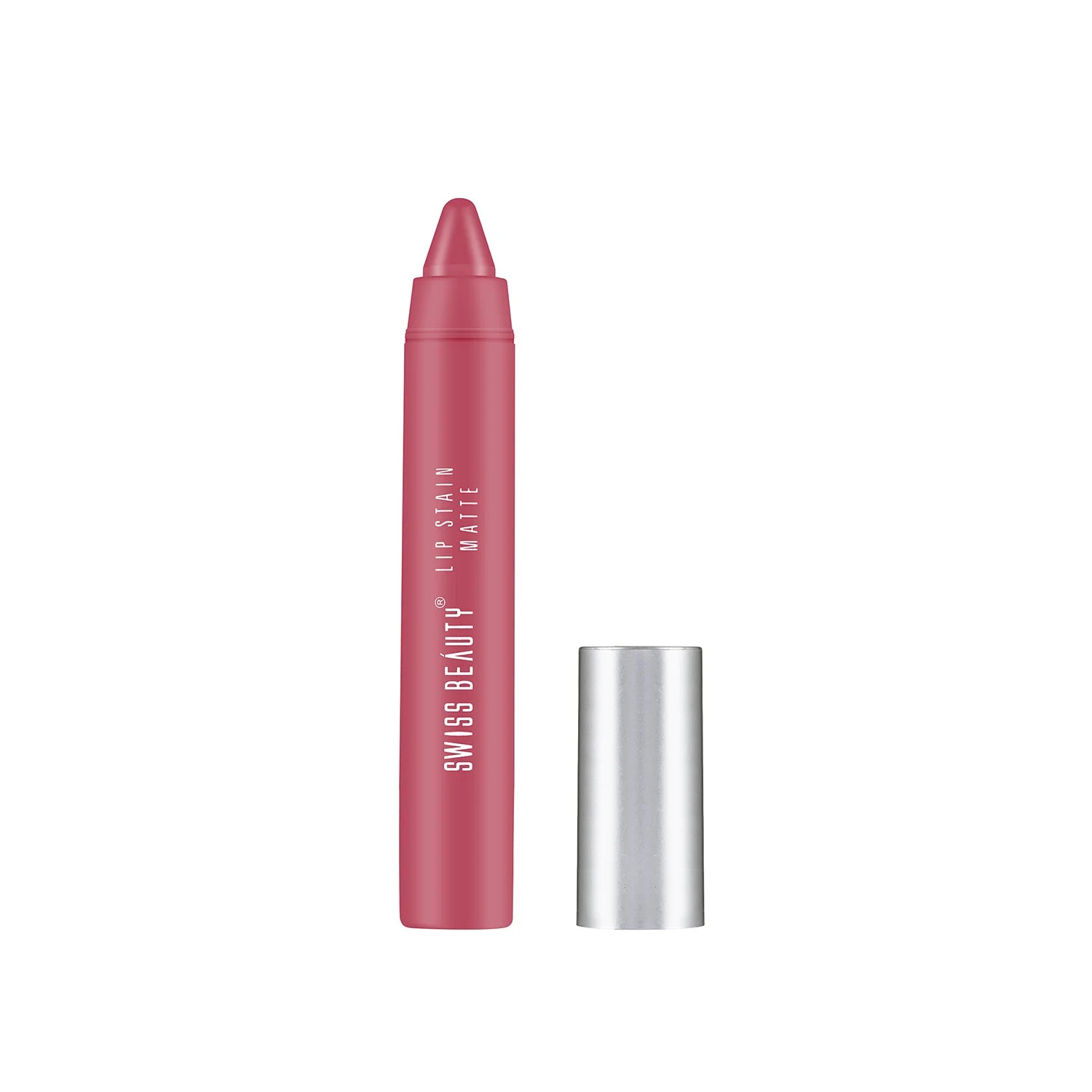 Swiss Beauty Lip Stain Matte Lipstick Shade No.  02 — Peaches N Cream