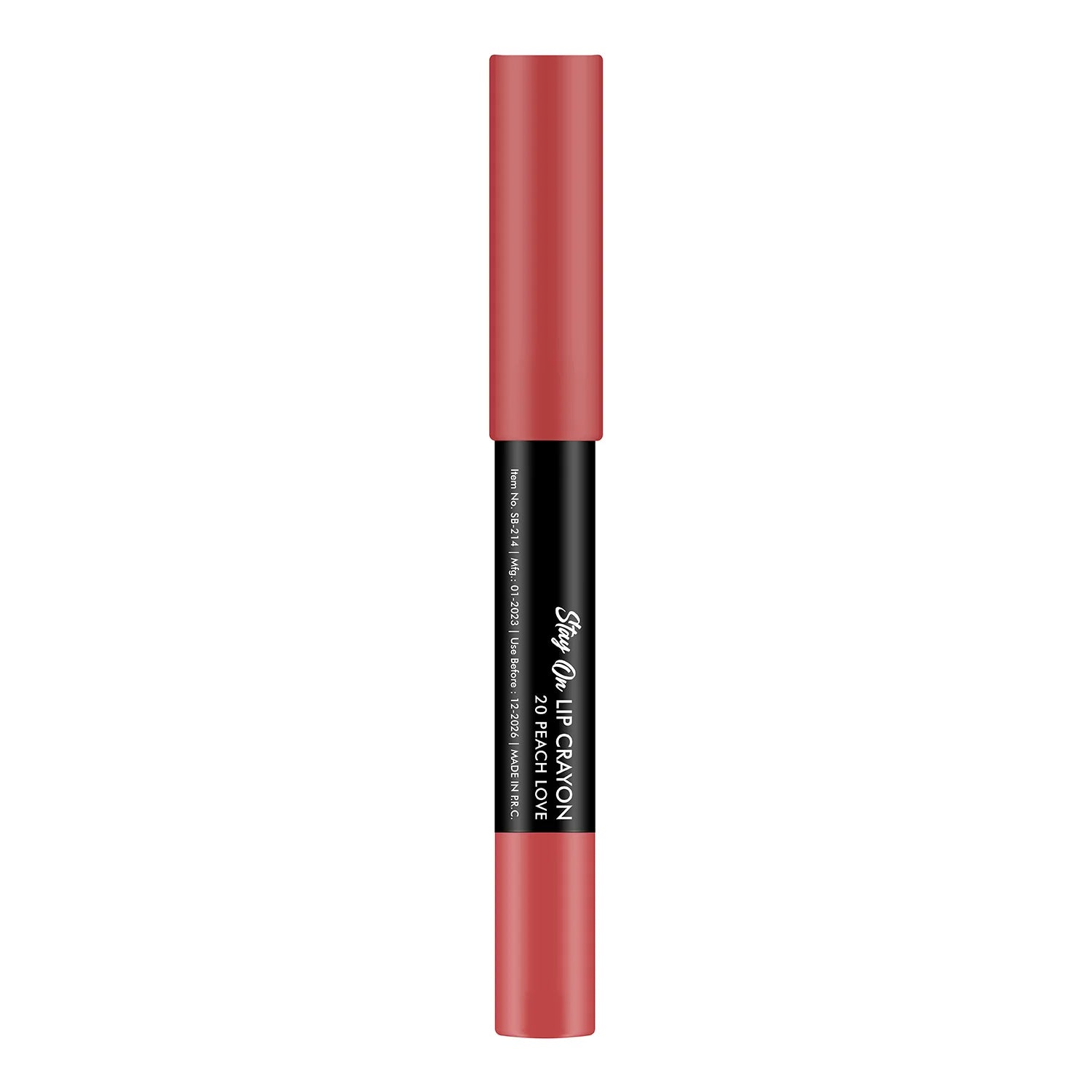 Swiss Beauty Stay on Matte Lip Crayon Shade No. 20 Peach love