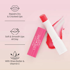 Swiss Beauty Love & Care lip Balm Shade No. 04 Strawberry