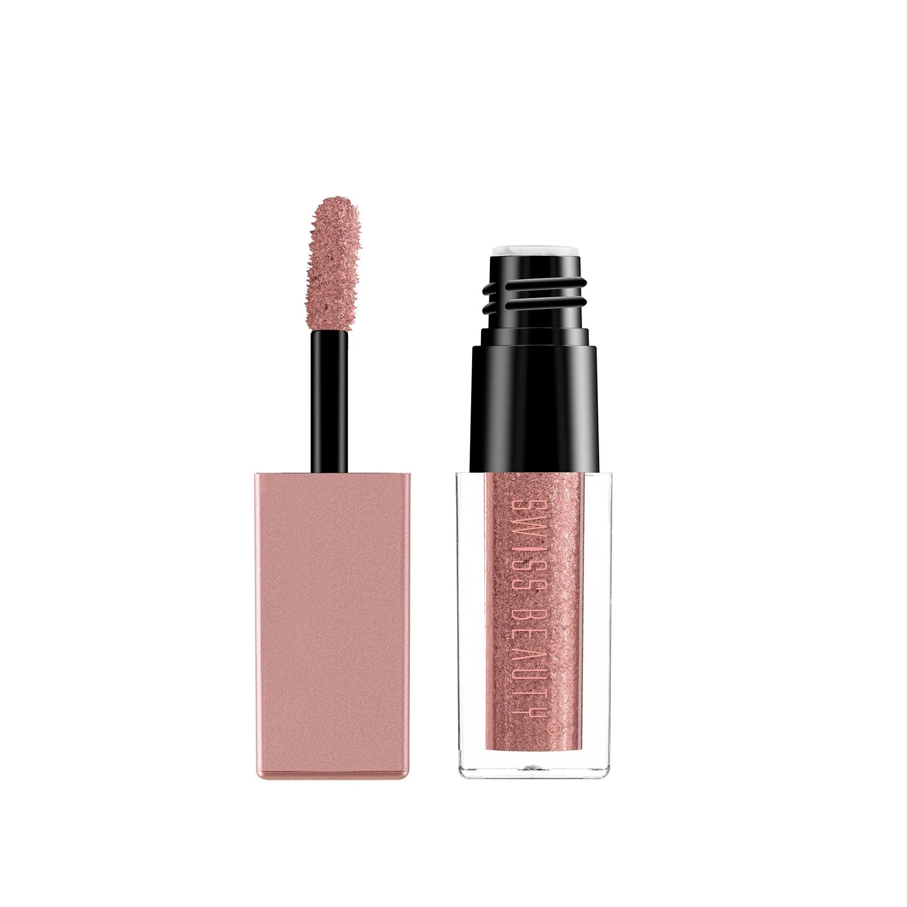 Swiss Beauty Metallic Eyeshadow Shade No. 05 Rose-Gold