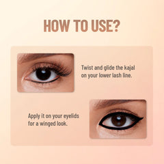 Swiss Beauty You & Eye Power Black Kajal - Black