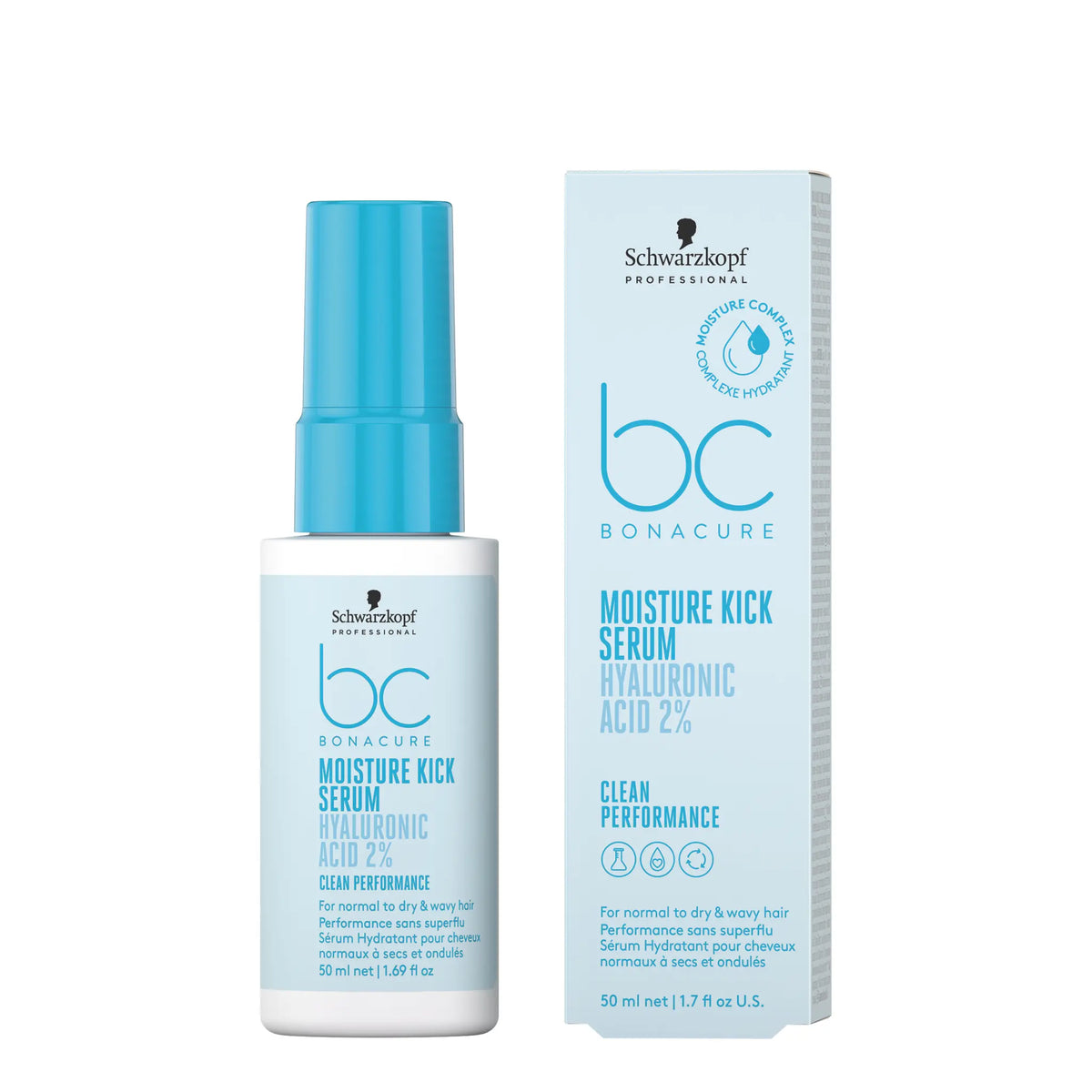 Schwarzkopf Professional BC Bonacure Moisture Kick Hyaluronic Serum – 50ml