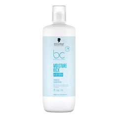 Schwarzkopf Professional BC Moisture Kick Aloe Vera shampoo bottle, clear cap, blue label