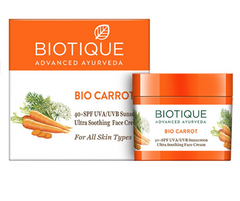 Biotique Sun Shield Carrot 40+ SPF Ultra Protective Face Cream For Normal to Oily Skin 50g