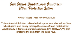 Biotique Sun Shield Sandalwood 50+SPF Ultra Protective Sunscreen Cream - 50g