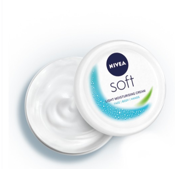 Nivea Unisex Soft Light Moisturizing Non-Sticky Cream with Vitamin E & Jojoba Oil -300 ml