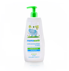 Mamaearth Gentle Cleansing Shampoo for Babies | Infused with Coconut, Jojoba Oil, Calendula Extract & Aloe Vera Extract | Tear-Free Natural Shampoo | 400 ml