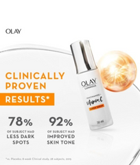 Olay Hydration Boost Kit With Niacinamide Vitamin-C Super Serum 30ml & Cleanser For Intense Hydration & Dewy Glow 100g