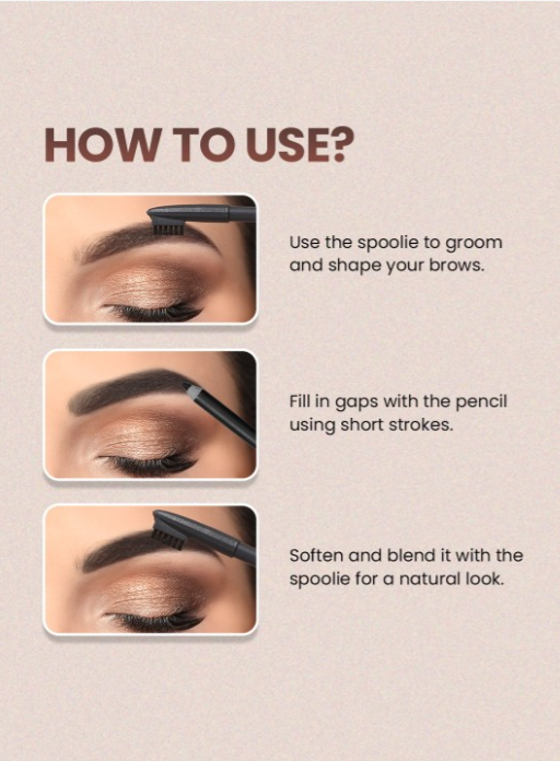 Swiss Beauty Eyebrow pencil Shade No. 01 Black