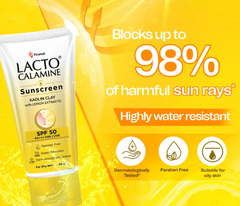 Lacto Calamine - Face Sunscreen SPF 50 PA +++ UVA-UVB - No White Cast 50g