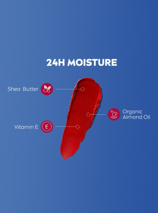 Nivea - Caring Beauty SPF 30 Lip & Cheek Tint Balm with Shea Butter & Almond Oil Red 4.8g