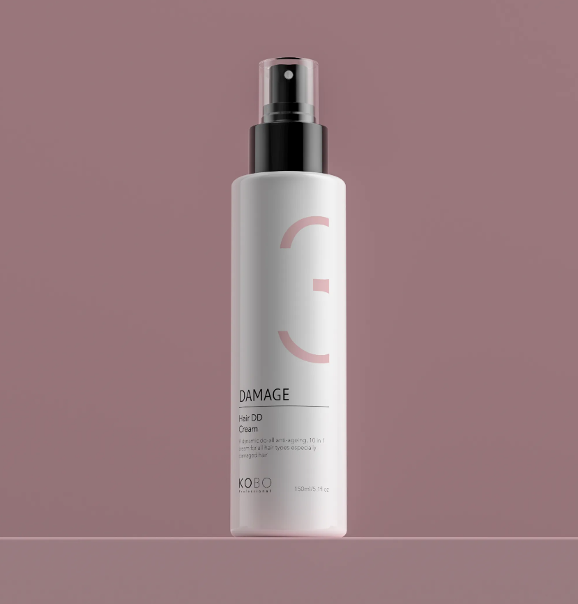 KOBO Damage Hair DD cream bottle with pump, 150 ml