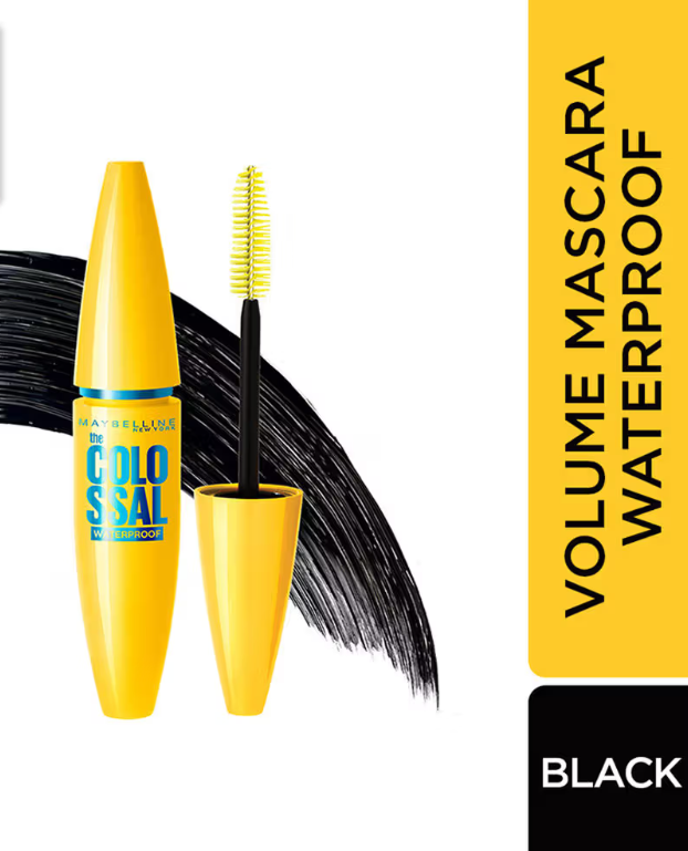 Maybelline - New York The Colossal Volumizing Waterproof Mascara, Lasts Up To 12H - Black 10ml