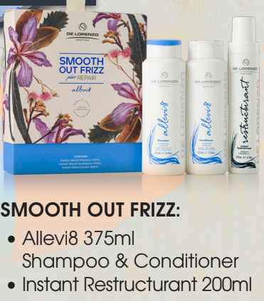 Delorenzo Smooth Out Frizz Plus Repair - Kess Hair and Beauty