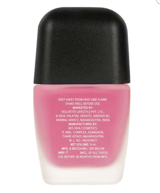 Sugar - Tip Tac Toe Nail Lacquer Matte  35 Pink Passion 9ml