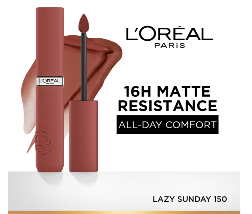 L'Oreal Paris - Infallible Matte Resistance Liquid Lipstick 5ml - Lazy Sunday 150