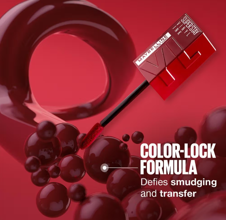 Maybelline - New York Super Stay Vinyl Ink Liquid Lipstick, Instant Shine Lasts Up To 16H - 15 Peachy 4.2ML