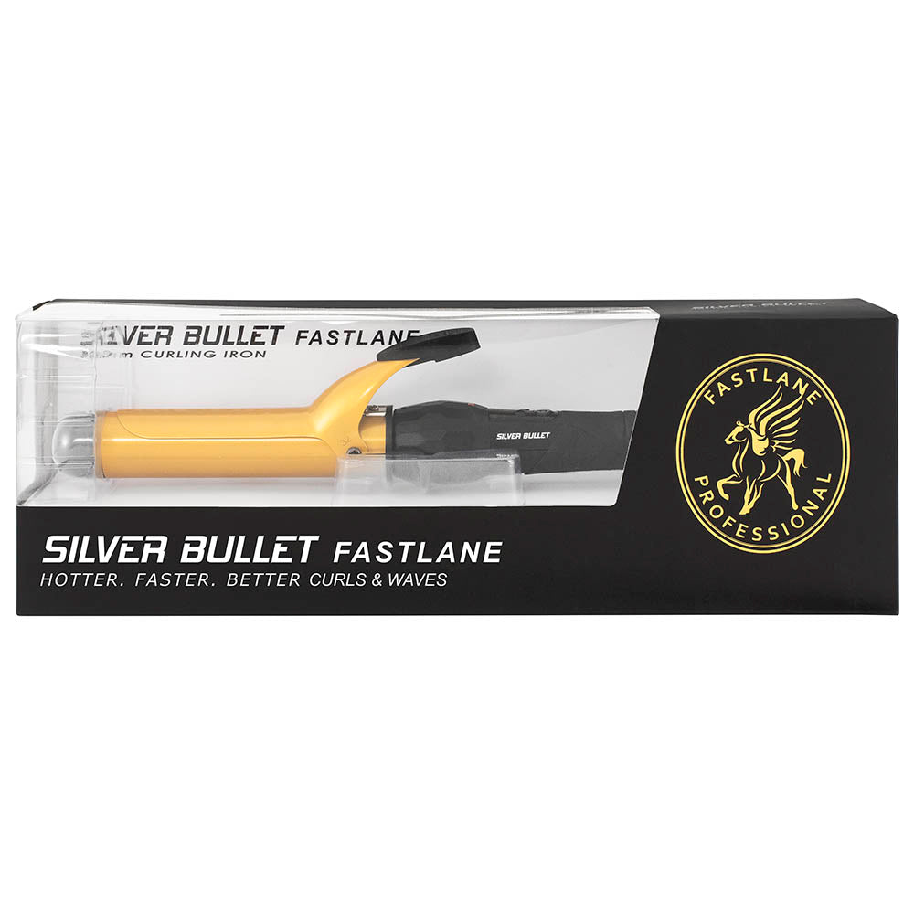 Silver Bullet Fastlane Ceramic Gold Curling Iron-25mm - Kess Hair and Beauty