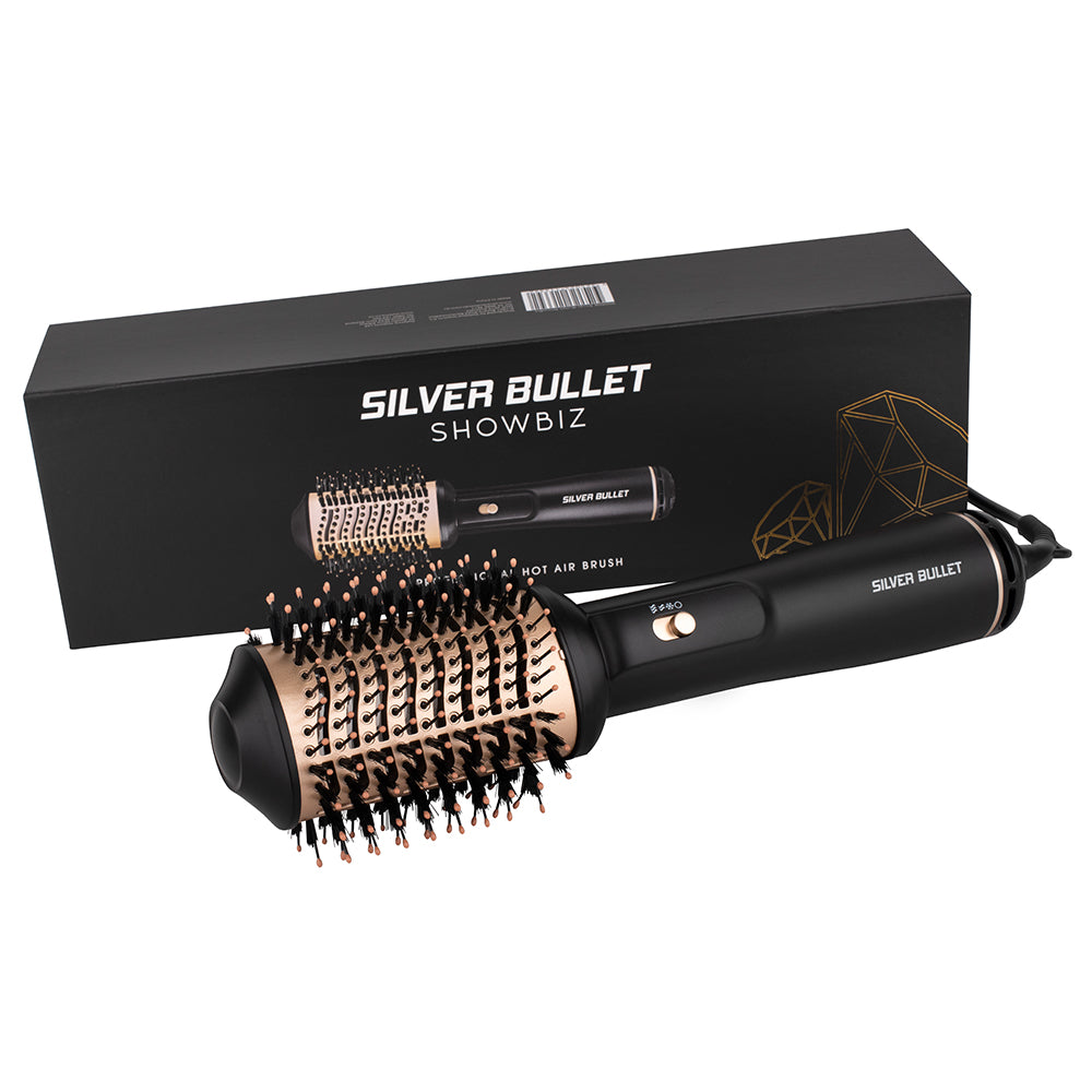 Silver Bullet Oval Showbiz Hot Air Brush - Kess Hair and Beauty