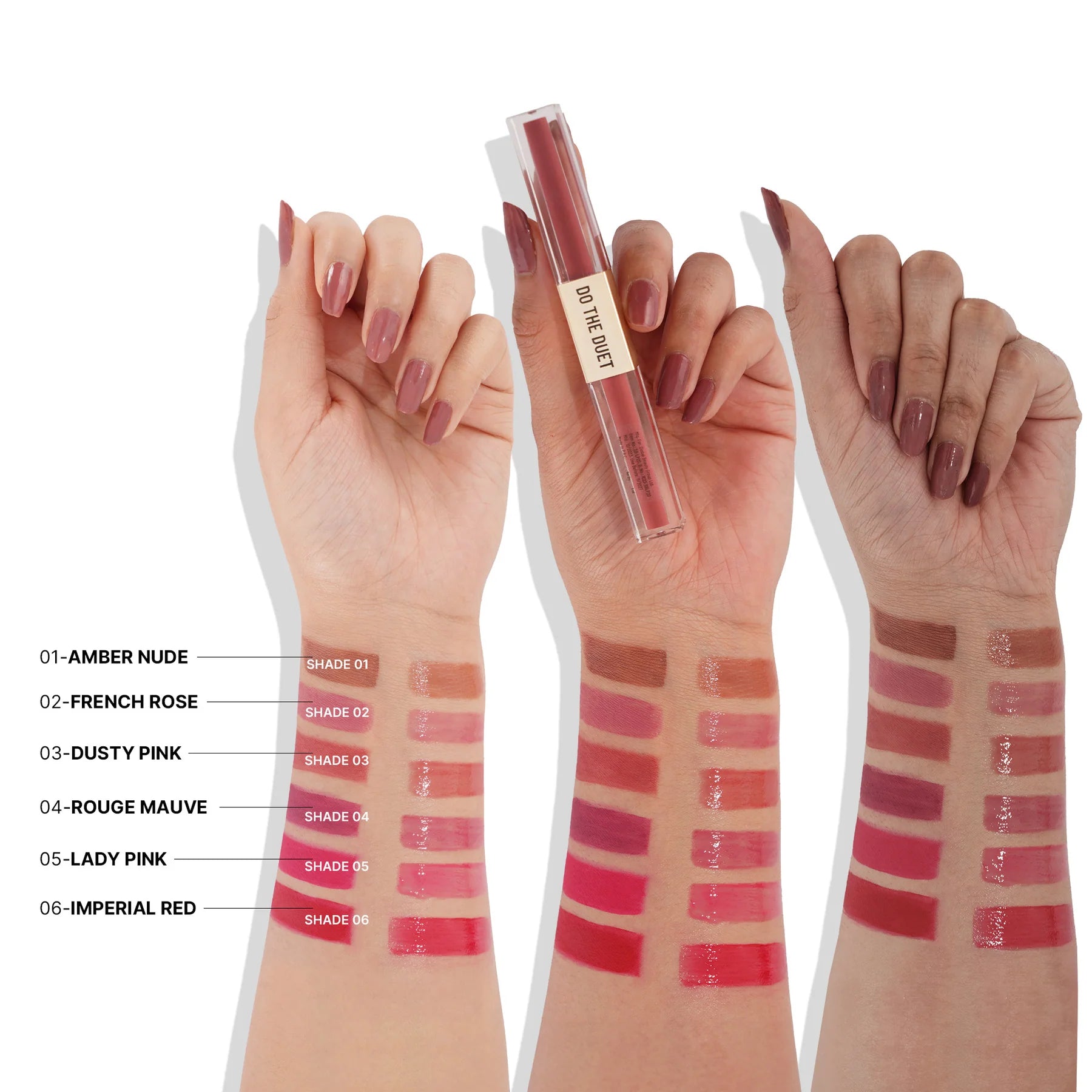Swiss Beauty Select Do The Duet Lipstick Shade Dusty Pink