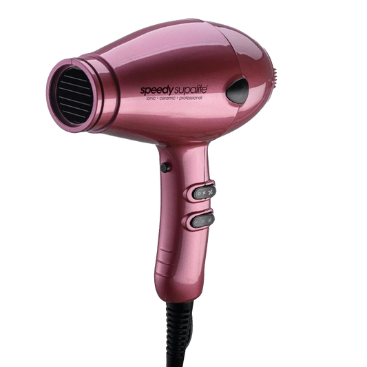 Speedy Supalite Professional Hairdryer - Blush with Diffuser