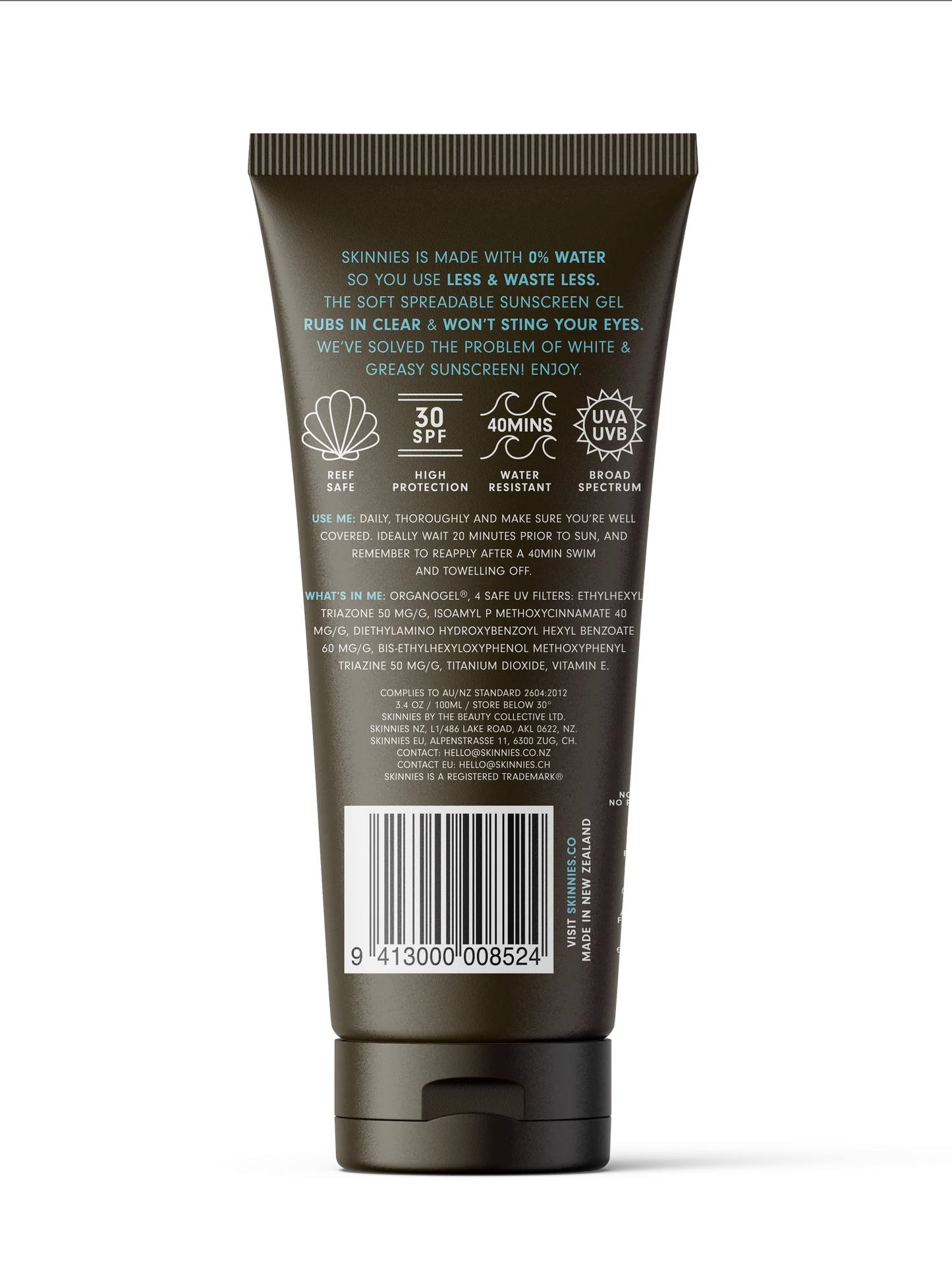 Skinnies Sungel SPF30 100ml