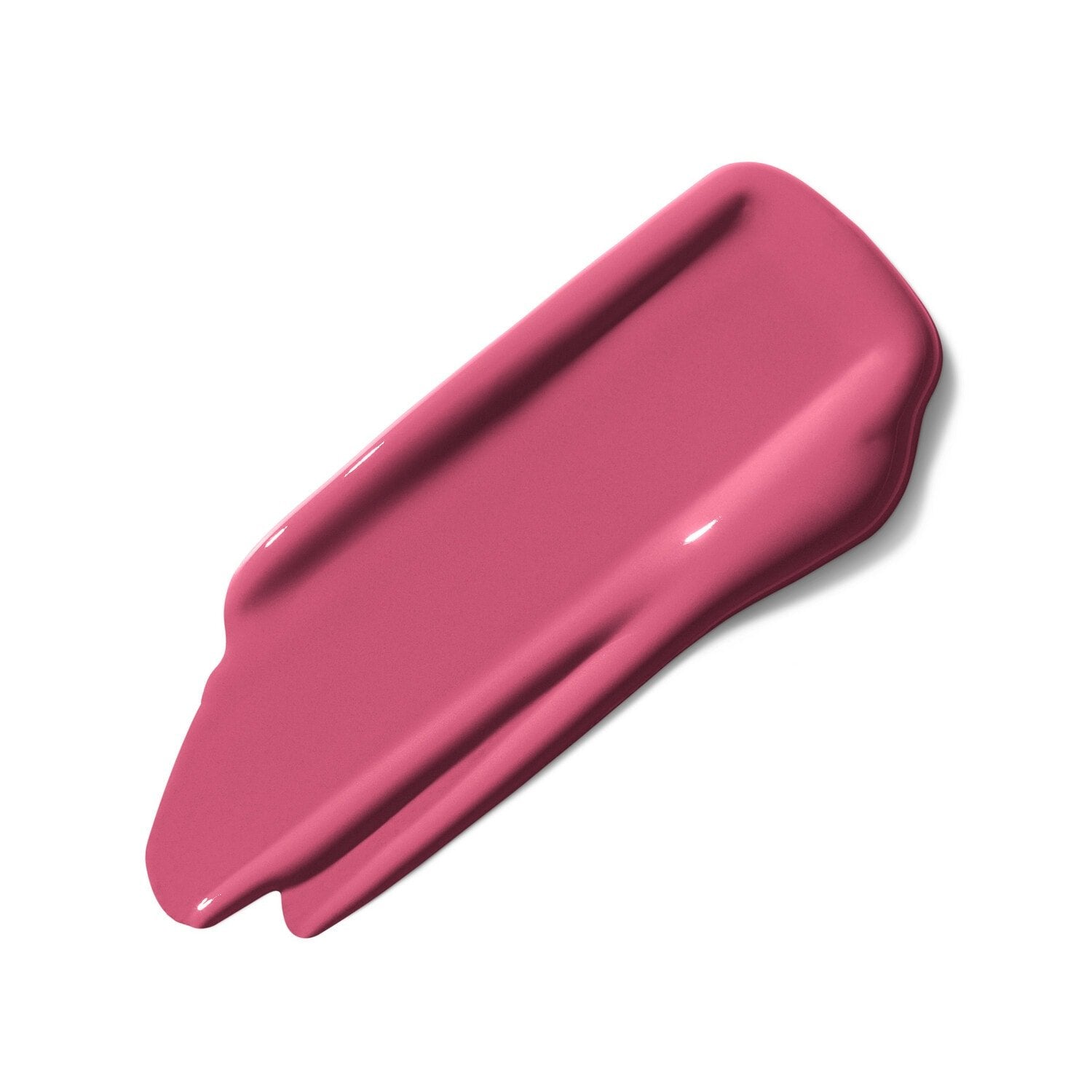 Mauve-pink matte liquid lipstick swatch on a glossy smear