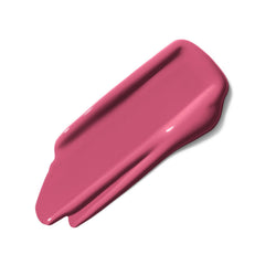 Mauve-pink matte liquid lipstick swatch on a glossy smear