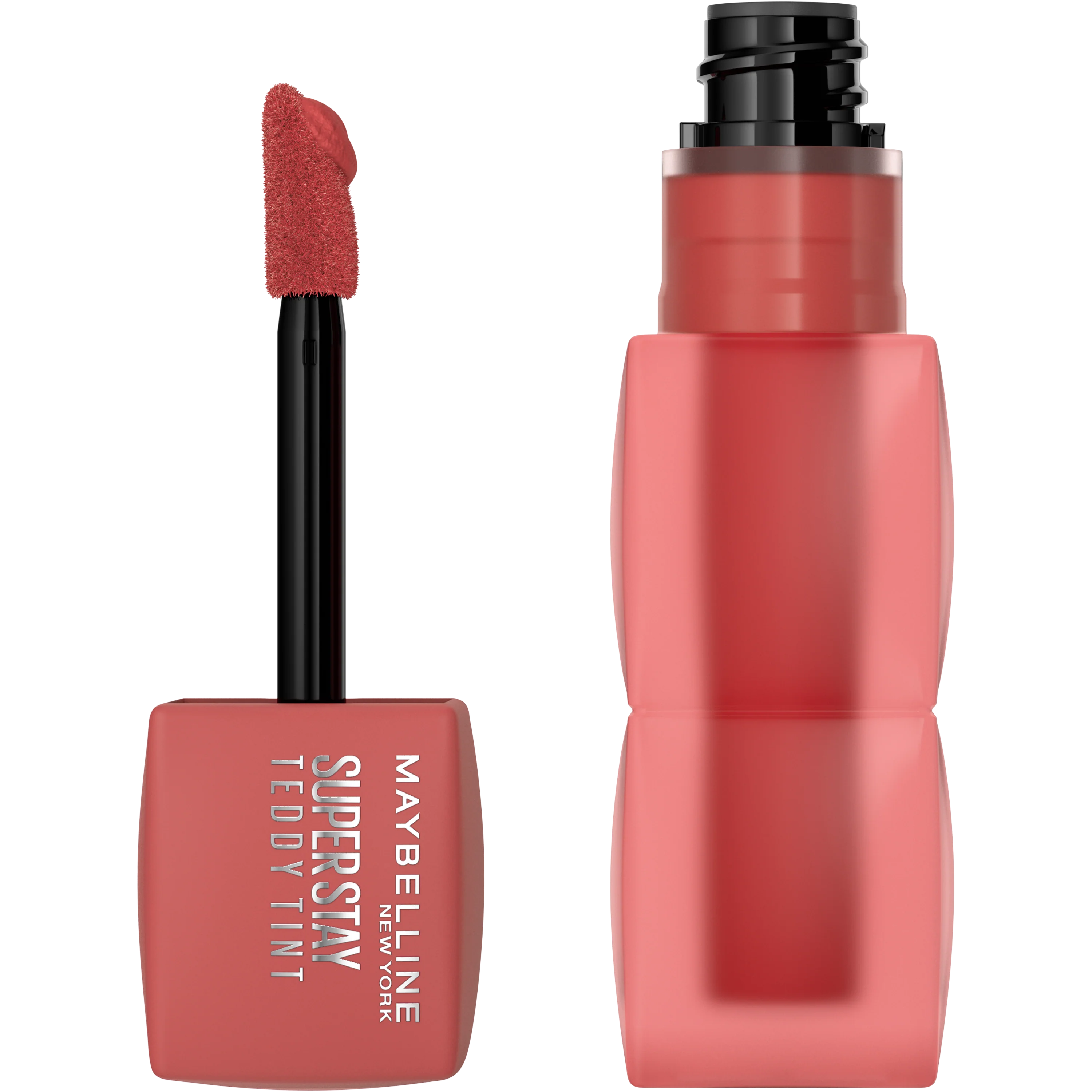 Maybelline Super Stay Teddy Tint lip color with doe-foot applicator, Heart Locket shade